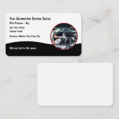 自動車整備士自動車修理名刺 名刺 (正面/裏面)