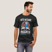 自動車整備士見習い学生 Tシャツ (正面フル)