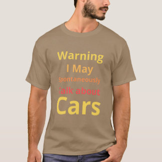 自動車整備士警告:私はいきなり車を離れるかもしれません v tシャツ