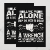 自動車整備士 カーガイ カーガレージ 20 招待状 (正面/裏面)