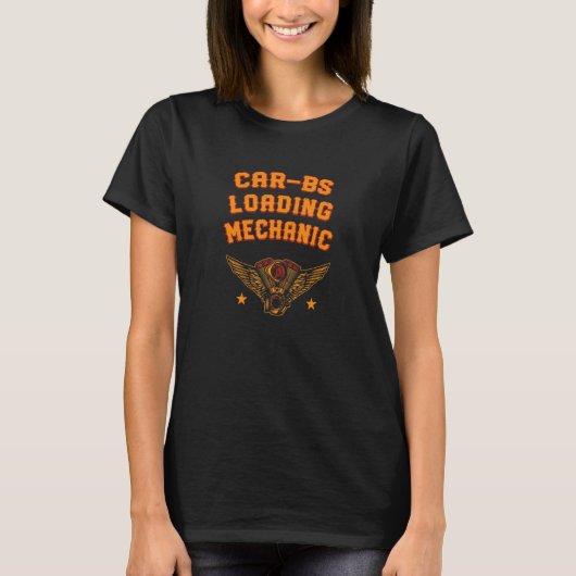 自動車整備士 車 輸送中 Tシャツ (正面)
