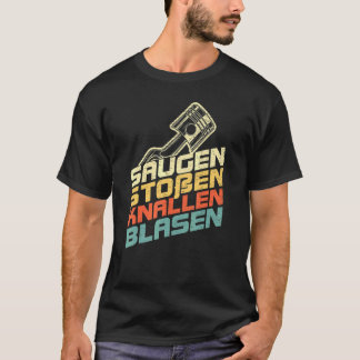 自動車整備士&S用のサクションバンプバンギングバブル Tシャツ
