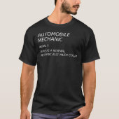 自動車整備士 Tシャツ (正面)
