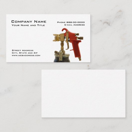 自動車板金 名刺 (正面/裏面)