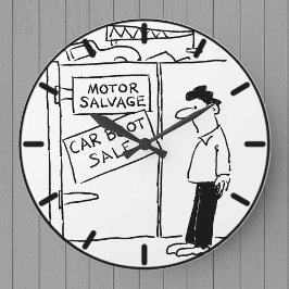 自動車残存廃品工場 ラージ壁時計