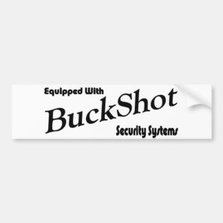 自動車泥棒を警告して下さい バンパーステッカー