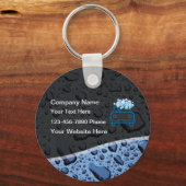 自動車洗車ビジネスのプロモーションキーホルダー キーホルダー (正面)