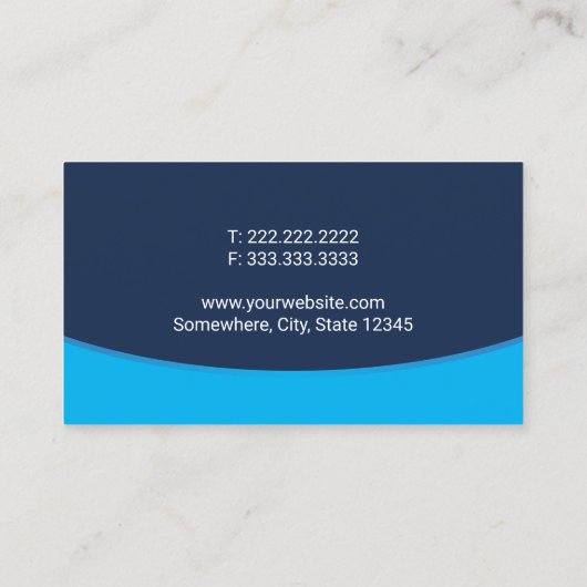 自動車洗車ブルーきらめくの詳細モバイル自動車 名刺 (裏面)