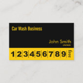 自動車洗車ロイヤリティ ロイヤリティカード (正面)