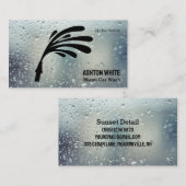 自動車洗車 名刺 (正面/裏面)