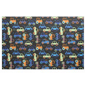 自動車消防車用トラクタジープ付き車種 ファブリック (ファットクウォーター)