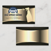 自動車清掃 |自動サービス 名刺 (正面/裏面)