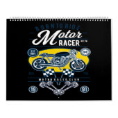自動車生まれ用のレーサーに乗る カレンダー (カバー)