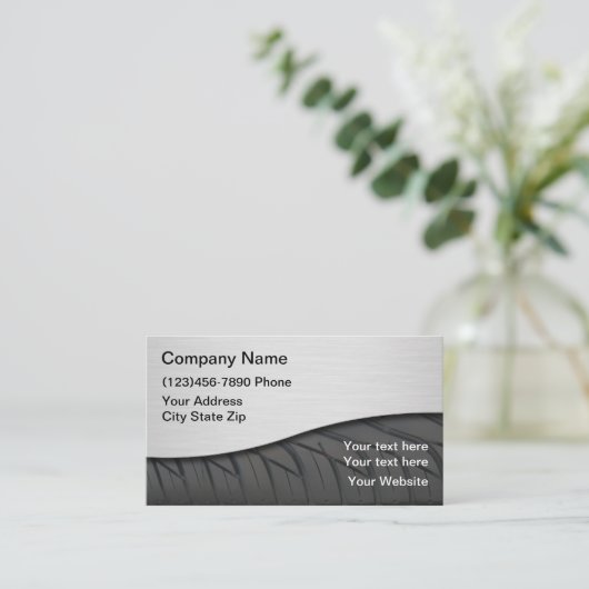 自動車産業 名刺 (スタンド正面)