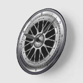 自動車用タイヤのスチールホイールの壁時計 ラウンド壁時計 (傾斜)