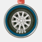 自動車用ホイール メタルオーナメント (正面)
