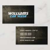 自動車用金属製洗面カバー名刺 名刺 (正面/裏面)