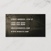 自動車用金属製洗面カバー名刺 名刺 (裏面)