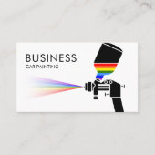 自動車絵を描体作業絵を描プロフェッショナル 名刺 (正面)