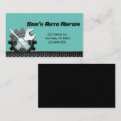 自動車自動整備士修理サービス名刺 名刺 (正面/裏面)