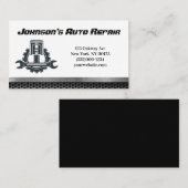 自動車自動整備士修理サービス名刺 名刺 (正面/裏面)