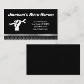 自動車自動整備士修理サービス名刺 名刺 (正面/裏面)