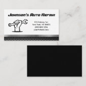 自動車自動整備士修理サービス名刺 名刺 (正面/裏面)