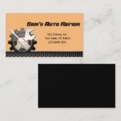 自動車自動整備士修理サービス名刺 名刺 (正面/裏面)