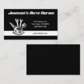 自動車自動整備士修理サービス名刺 名刺 (正面/裏面)