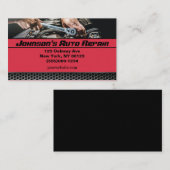 自動車自動整備士修理サービス名刺 名刺 (正面/裏面)