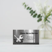 自動車自動整備士修理サービス 名刺 (スタンド正面)