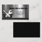 自動車自動整備士修理サービス 名刺 (正面/裏面)