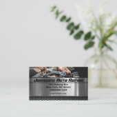 自動車自動整備士修理サービス 名刺 (スタンド正面)