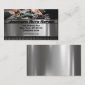 自動車自動整備士修理サービス 名刺 (正面/裏面)