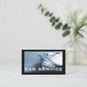 自動車自動詳細洗浄洗浄サービスqrコード 名刺 (スタンド正面)