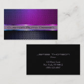 自動車自動車デザイン炭素繊維整備士サービス 名刺 (正面/裏面)