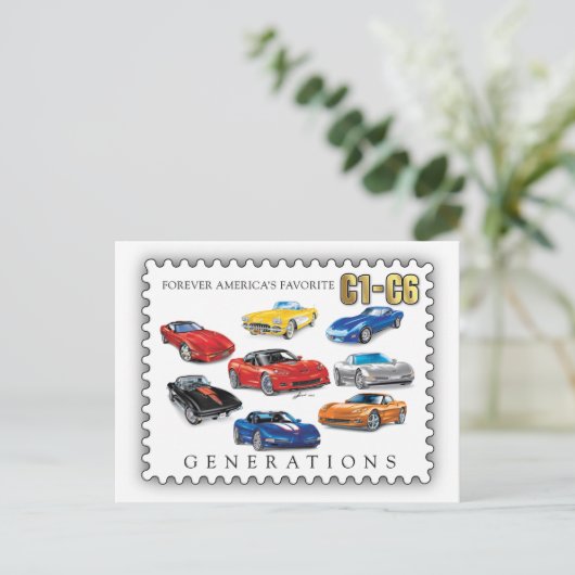 自動車芸術の世代 シーズンポストカード (スタンド正面)