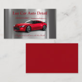自動車詳細洗浄サービス 名刺 (正面/裏面)