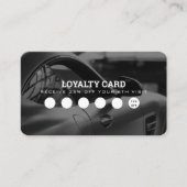 自動車詳細清掃車修理ロイヤリティカード 名刺 (正面)