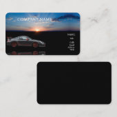 自動車販売ビジネスカードの基本テンプレート 名刺 (正面/裏面)