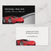 自動車販売員 | スポーツカー 名刺 (正面/裏面)