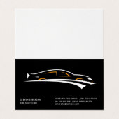 自動車販売員 | 車のアイコン 名刺 (外部フラット)