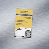 自動車販売店の修理 マグネット名刺 (インサイチュ)