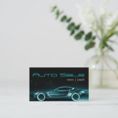 自動車販売店ボディショップ名刺 名刺 (スタンド正面)