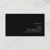 自動車販売店体ショップ名刺 名刺 (裏面)