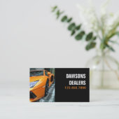 自動車販売店体ショップ販売店 名刺 (スタンド正面)