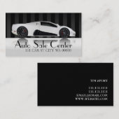 自動車販売店体店名刺 名刺 (正面/裏面)