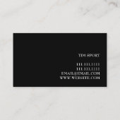 自動車販売店体店名刺 名刺 (裏面)