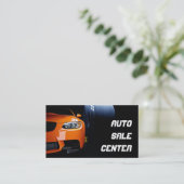 自動車販売店体店名刺 名刺 (スタンド正面)