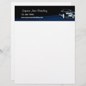 自動車販売店 レターヘッド (正面/裏面)